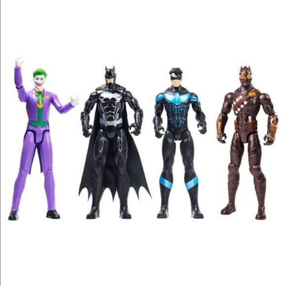 NEW! 🦇 BATMAN Gotham City Guardians Set of 4 BIG! 12 inch Action Figures! DC - Picture 2 of 9